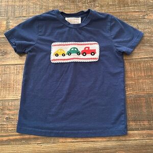 Lil Cactus smocked car shirt